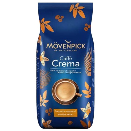 Кофе в зернах Movenpick Caffe Crema 1кг/10шт