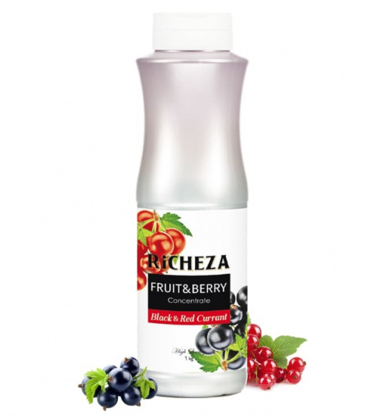 Концентрат RICHEZA Черная смородина-красная смородина, 1кг
